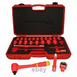 1/2 Drive Insulated VDE Tool Socket and Accessory Kit 24pc Metric GS Approved
