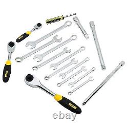 120-Pieces STANLEY 91-931 Master Tool Set Mechanic Tool Kit for Professional Use