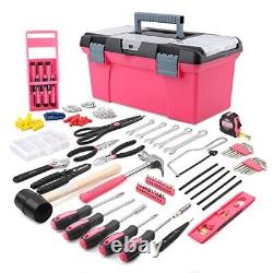 170pc Pink Household Women's Tool Kit Set. Complete Ladies Home Tool