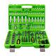 179 PCS Hexagonal Socket Set Multi Tool Kit 1/2 3/8 1/4 Drive