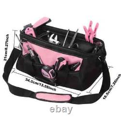 190pc Pink Tool Set for Women Home Repair & Maintenance Kit with Tool Bag