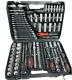 215 Pcs Ratchet Spanner Socket Set 1/2 1/4 3/8 Tool Kit Toolbox