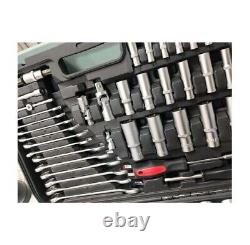 216 Pcs 1/2 3/8 1/4 Socket Wrench Bit Set Ratchet Spanner Car Repair Tool Kit