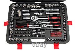 216Pcs Metric Socket Set 1/2 1/4 3/8 Wrench Torx Ratchet Driver Car Tool Kit