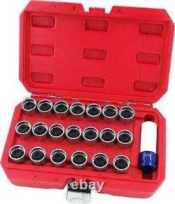 21pc Audi Master Locking Wheel Nut Stud Remover Tool Kit