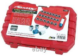 21pc Audi Master Locking Wheel Nut Stud Remover Tool Kit