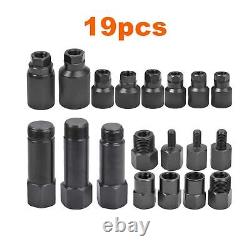 25Pcs Air Vibration Injector Removal Tool Pneumatic Master Kit WithGloves