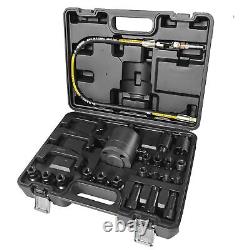 25Pcs Air Vibration Injector Removal Tool Pneumatic Master Kit WithGloves