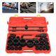 26Pcs Socket Set 3/4 & 1 Drive Car Repair Tool DIY Ratchet Wrench Kit with Box