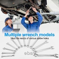 3/8 1/2 1/4Spanner Socket Ratchet Wrench Set Drive Car Repair Tool Kit 216PCS