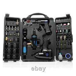 71pcs Air Tool Kit Set Impact Wrench Die Hammer Ratchet Grinder Garage Workshop