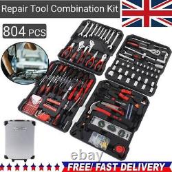 804 Pcs Auto Repair Tool Set Combination Wrench and Drive Socket Tool Kit Set