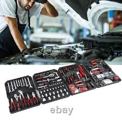 804 Pcs Tool Set-Socket Case Mechanics Kit Box Organize Castors Toolbox Trolley