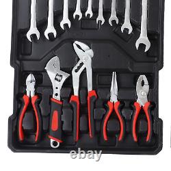 804 Pcs Tool Set-Socket Case Mechanics Kit Box Organize Castors Toolbox Trolley