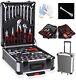 810 Pcs Tool Set Case Mechanics Kit Box Organize Castors Toolbox