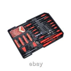 810PCS Tool Set Case Mechanics Kit Box Organize with Castors Toolbox Trolley