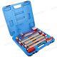 9 Pcs Car Dent Auto Body Panel Repair Tool Kit Wooden Handles Beating Hammers UK