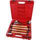 9 Piece Car Dent Auto Body Panel Repair Tool Kit Wooden Handles Beating Hammers