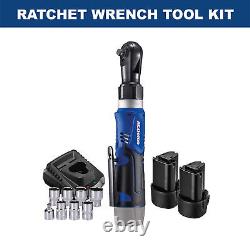 ACDelco ARW1209P-P2S G12 Series 10.8V Cordless 3/8 Ratchet Wrench Tool Kit