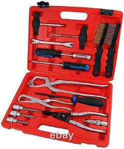 Brake Caliper Service & Maintenance Tool Kit Set Includes Pliers, Brush, Sockets