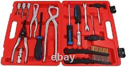 Brake Caliper Service & Maintenance Tool Kit Set Includes Pliers, Brush, Sockets