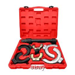 Car Coil Strut Spring Compressor Heavy Duty Tool Suspension Clamp Kit With Case