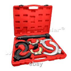 Car Coil Strut Spring Compressor Heavy Duty Tool Suspension Clamp Kit With Case