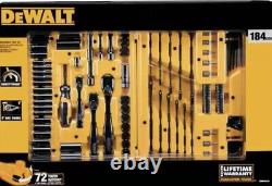 DEWALT 184 Piece Mechanics Tool Kit Spanner Drive Socket Ratchet Set DWMT45184/