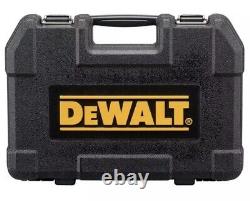 DEWALT 184 Piece Mechanics Tool Kit Spanner Socket Set Ratchet Black Chrome