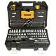 DEWALT Mechanics Tools Kit and Socket Set, 142-Piece, 1/4 & 3/8 Drive, MM/SAE