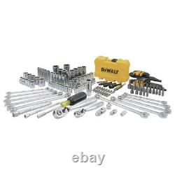 DEWALT Mechanics Tools Kit and Socket Set, 142-Piece, 1/4 & 3/8 Drive, MM/SAE