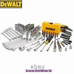 Dewalt 142pc 1/4 & 3/8 Drive Socket, Bit, & Tool Kit Metric & Af Dwmt73802-1