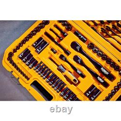 Dewalt Mechanics Socket Wrench Set 184 Piece Garage Tool Ratchet Combination Kit