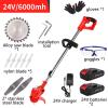 Electric Cordless Grass Trimmer Strimmer Garden Edger Cutter Withcharger Tool Sets