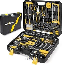 Enventor Tool Kit Set, 218PCS General Household Hand with Storage