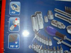 Expert By Facom E032911 101 Piece Socket & Spanner Set Tool Kit 1/4 & 1/2 Dr
