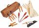 Facom 9pcs Set Of 1000 Volt Insulated Tool Electrical Engineer Kit Leather Bag