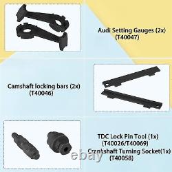 For VW Audi 4.2L V8 Engines Camshaft Locking Timing Tool Kit T40047 T40046 T3242