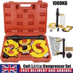 Fork Strut Coil Clamp Spring Compressor Macpherson Tool Set Kit Auto Garage 1Ton