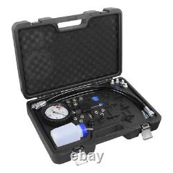 Fuel Injection Gauge Pressure Tester Test Kit Car System Pump Tool Set Universal