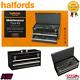 Halfords 186 Piece Maintenance Tool Kit in 2 Drawer Portable Black Tool Chest