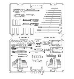 Halfords 92 Piece Garage Tool Kit 92 Pieces Brand New