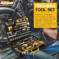 Hi-Spec 122-Piece Metric Mechanics Tool Kit Ideal for Car & Bike Repairs