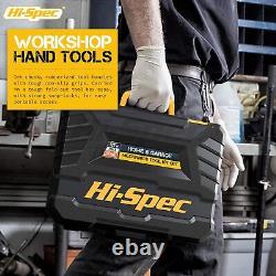 Hi-Spec 122Pc Mechanics Tool Kit, Metric Tools for Car & Bike Repair/Maintenance