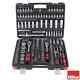 Hilka 171 Piece Mechanics Socket Tool Set Kit With Hard Carry Case