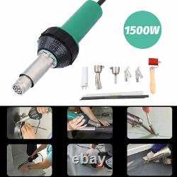 Hot Air Plastic PVC Welder Gun Kit Welding Torch Heat Gun Nozzle Tool Set