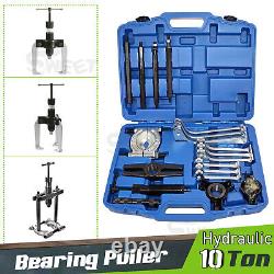 Hydraulic Gear Bearing Puller Set 4 6 8 3/2 Leg Internal External Tool Kit UK