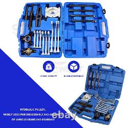 Hydraulic Gear Bearing Puller Set 4 6 8 3/2 Leg Internal External Tool Kit UK