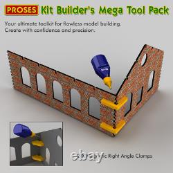 KIT BUILDER'S 14 PCS TOOL PACK Essential Tool Set for Every Scale Model Builder