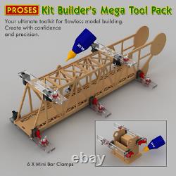 KIT BUILDER'S 14 PCS TOOL PACK Essential Tool Set for Every Scale Model Builder